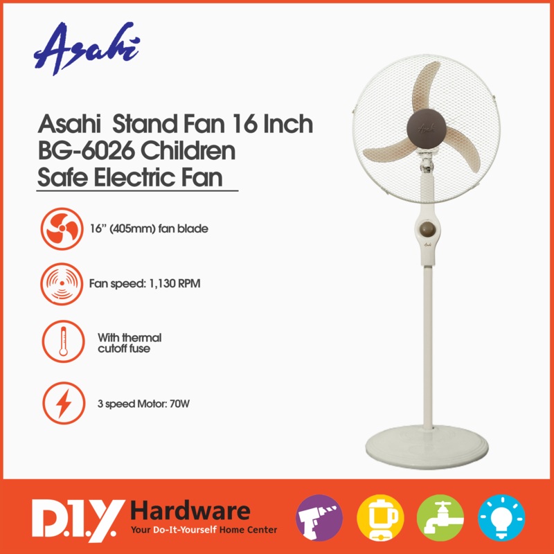 Asahi by DIY Hardware Stand Fan 16 Bg 6026