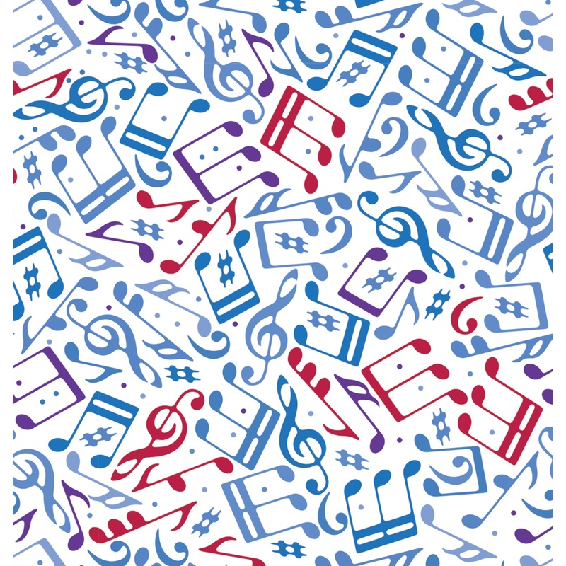 Printed Cardstock |  12 X 12inch |  Musical Notes | 250gsm | 1Sheet
