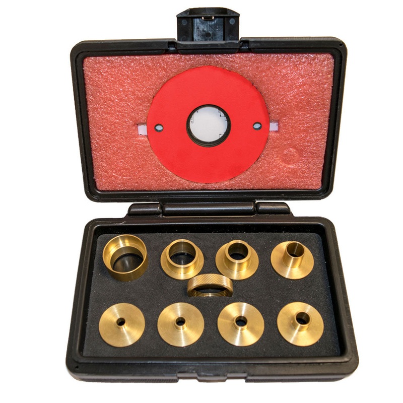 SawStop 9 pc Brass Precision Template Guide Set – RT-TGS