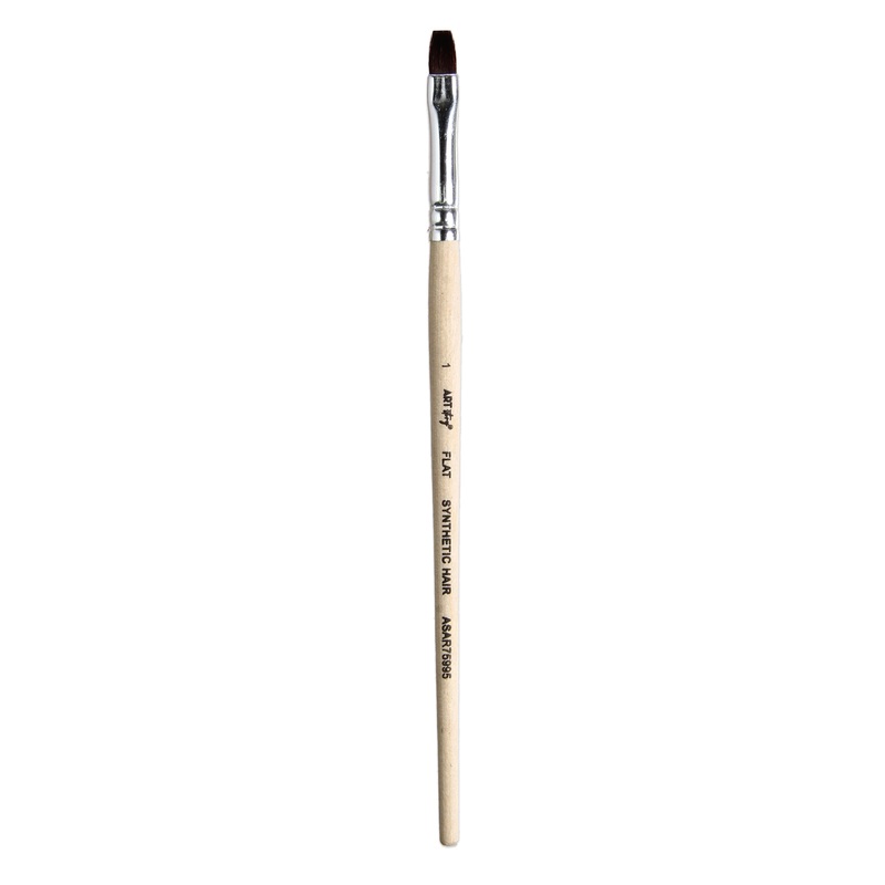 Watercolour Flat Brush Synthetic (1) 165mm