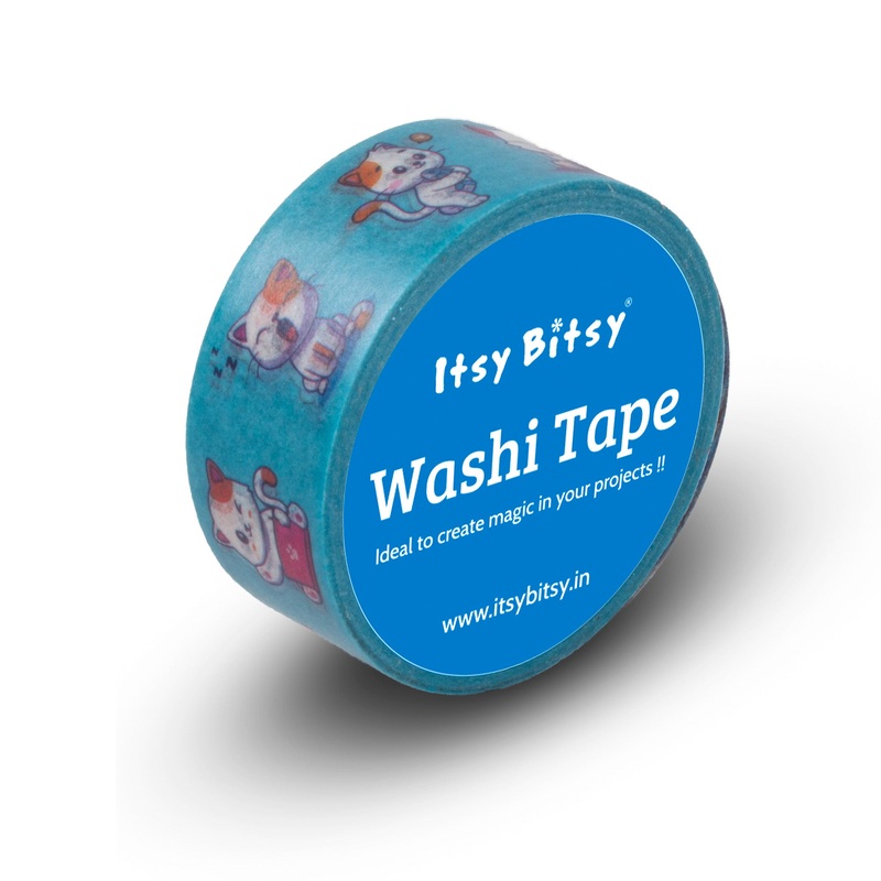Washi Tape |Playful Kitten | 15mmx10mtr | 1pc
