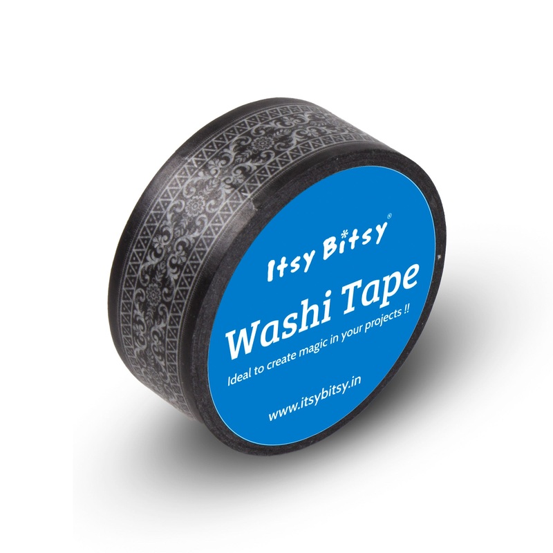 Washi Tape |Swirl Border | 15mmx10mtr | 1pc