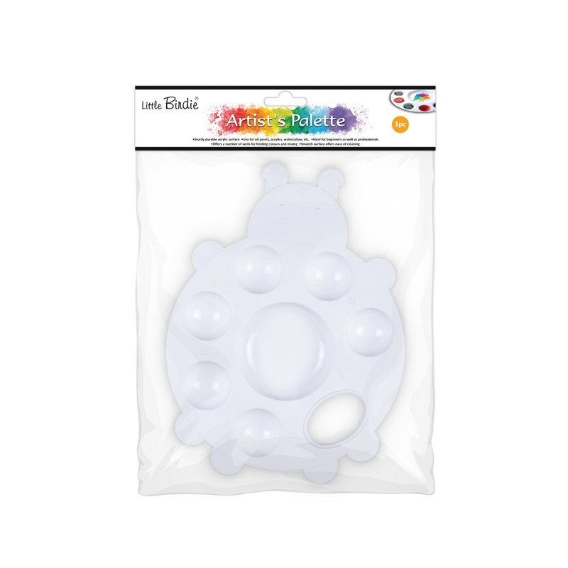 Artist Colour Mixing Palette Ladybug 7 Wells Approx 8.38 x 6.29in 1pc