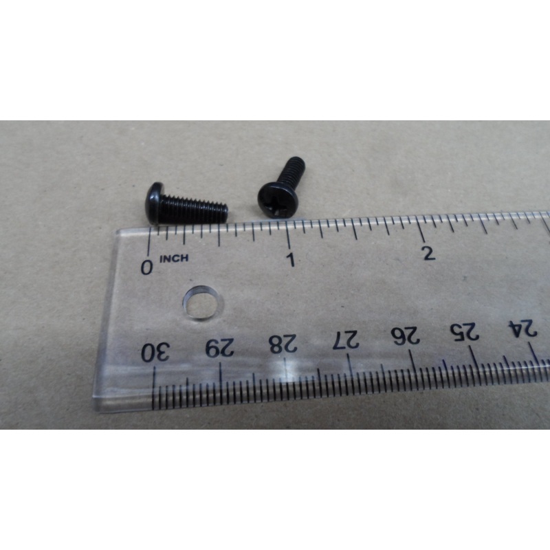 BOLT 8-32 X 1/2 PPHMS (BLACK) [AA6004]