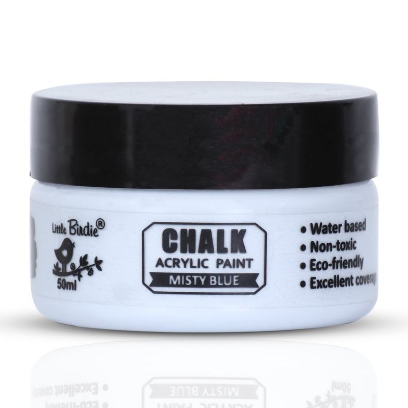 Home Decor Chalk Paint Misty Blue 50ml Bottle