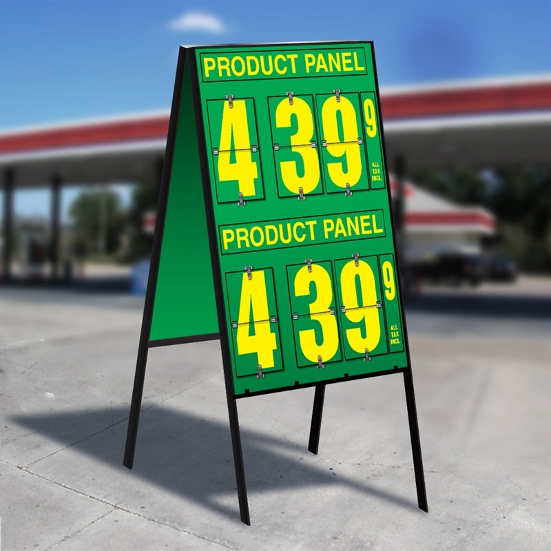 10 Flip Numbers- 2 Product, Double Sided A-Frame