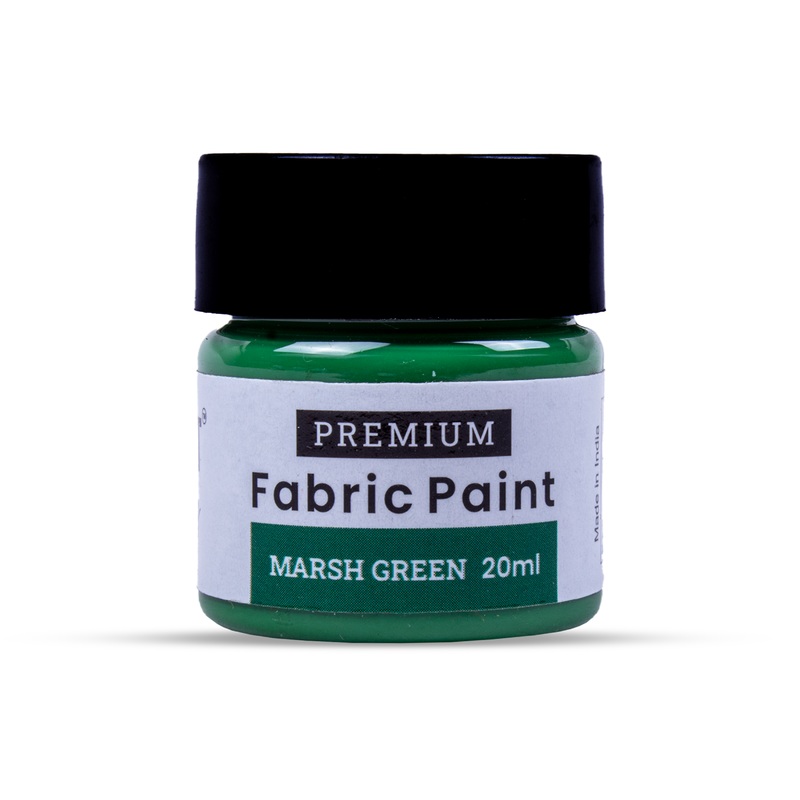 Acrylic Fabric Paint Marsh Green 20ml Bottle