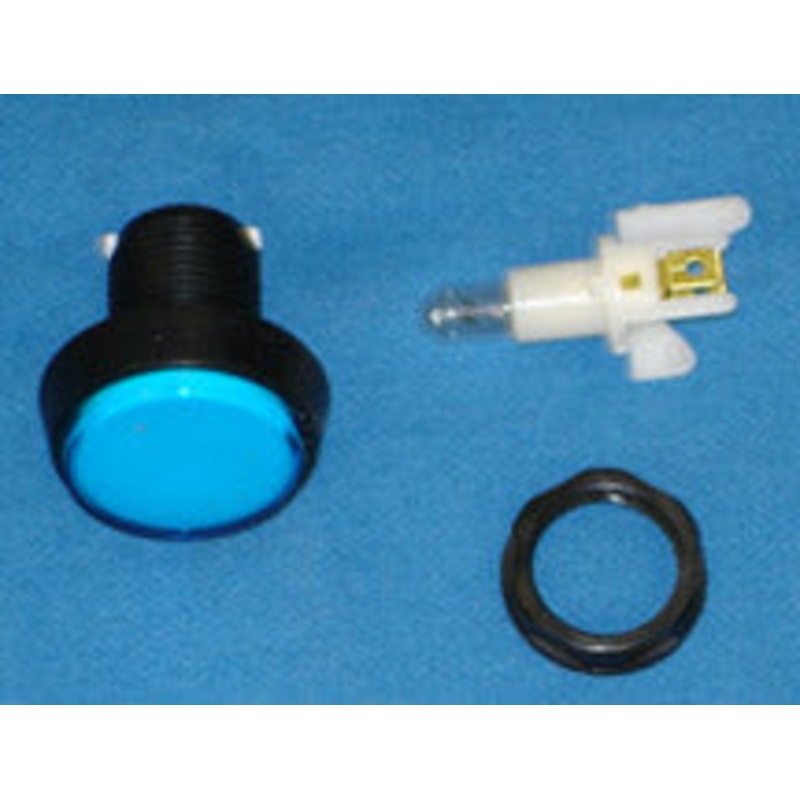 BUTTON MED ROUND DK. BLUE (PLAYER & GAME SELECT) [SF2004]