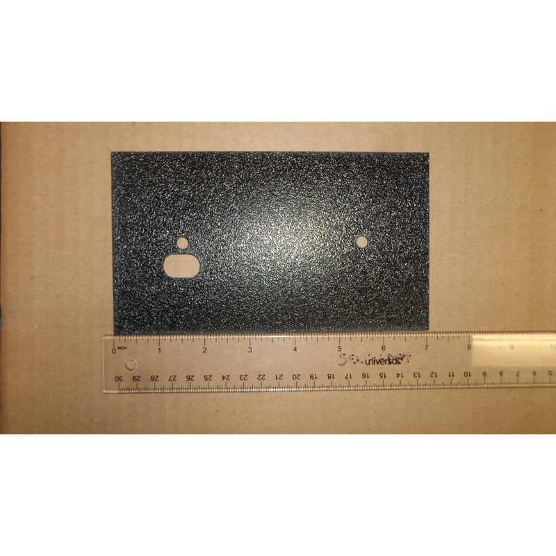 H – BLANK PLATE ABS 4 X 7 [AA3008]