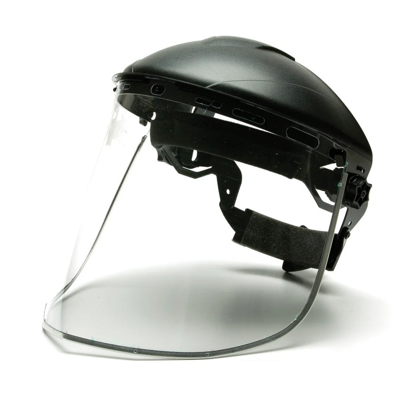 Pyramex HGBR Ridgeline Ratchet Face Shield & Headgear Combo