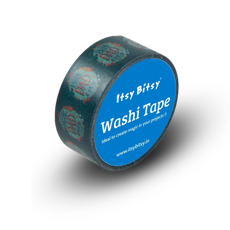 Washi Tape |Best Dad | 15mmx10mtr | 1pc