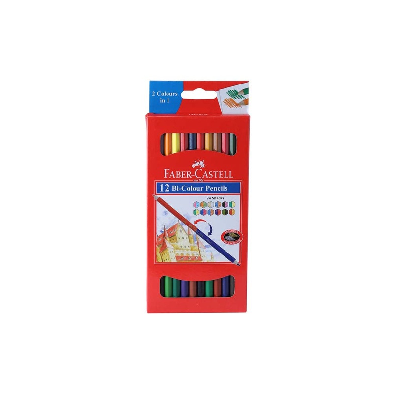 Bi-Colour Pencils 12Shades 118112 Boxfa