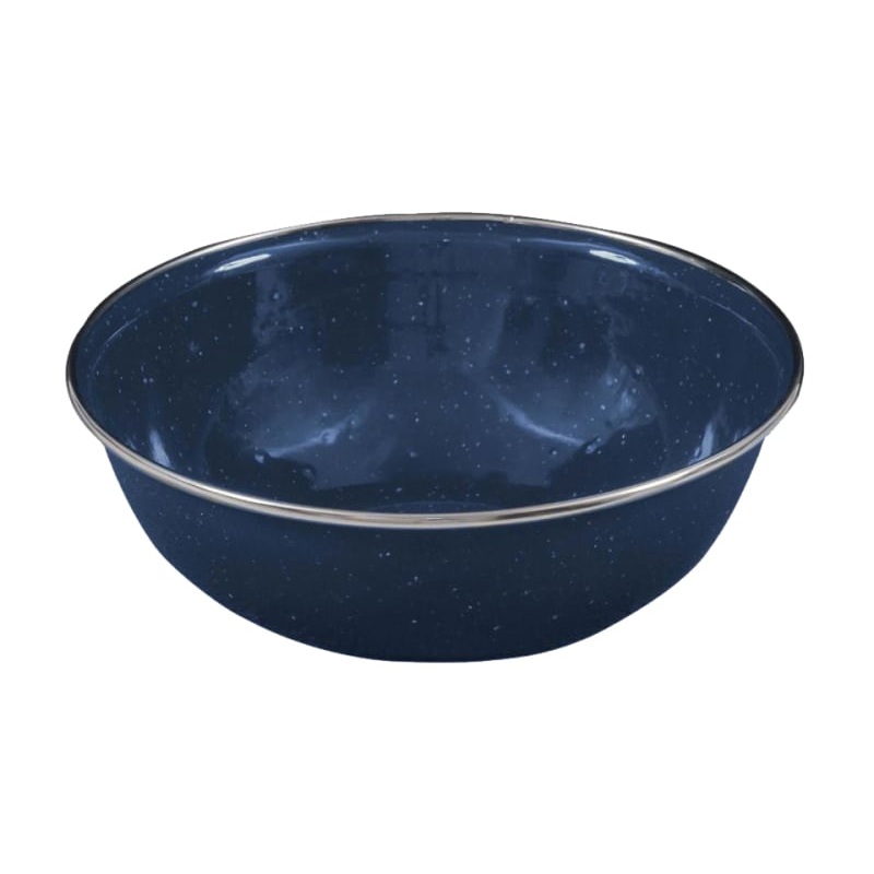Deluxe Enamel Vintage Camping Bowl Navy CP083-NB