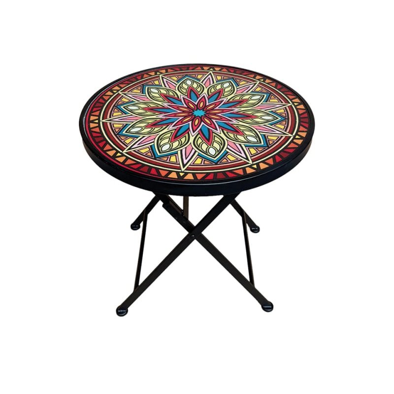 Mandala Folding Table 50 x 50cm 34065