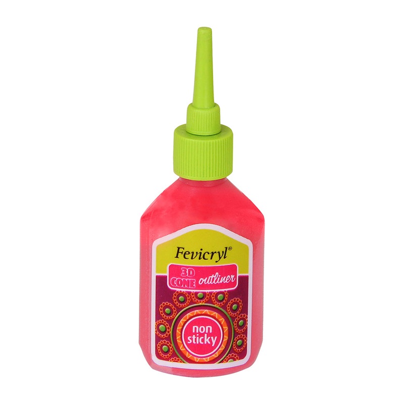Fevicryl 3D Cone Outliner Red 20Ml Tube