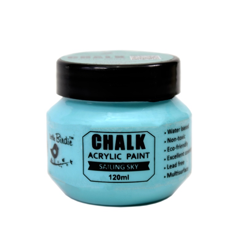 Home Decor Chalk Paint Sailing Sky 120ml Bottle