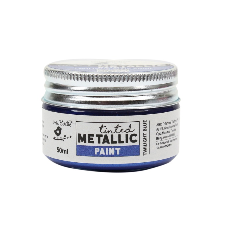 Tinted Metallic Paint Twilight Blue 50Ml Bottle Lb – VC