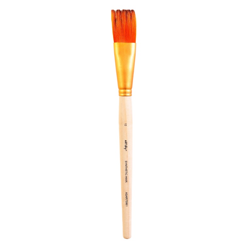 Comb Brush Synthetic Hair Size 12 Handle Length 150mm
