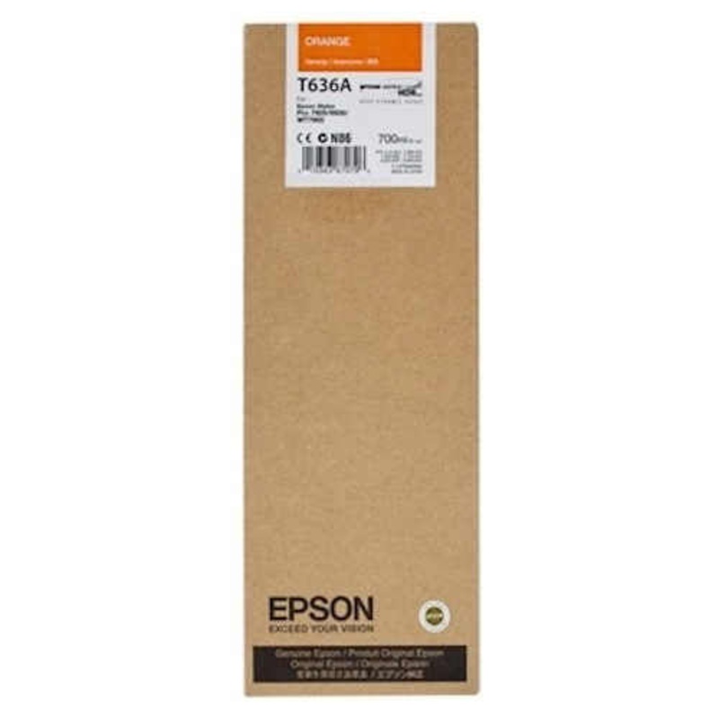 Epson T636A00 9900 700ml Orange Ink Ultrachrome HDR Ink