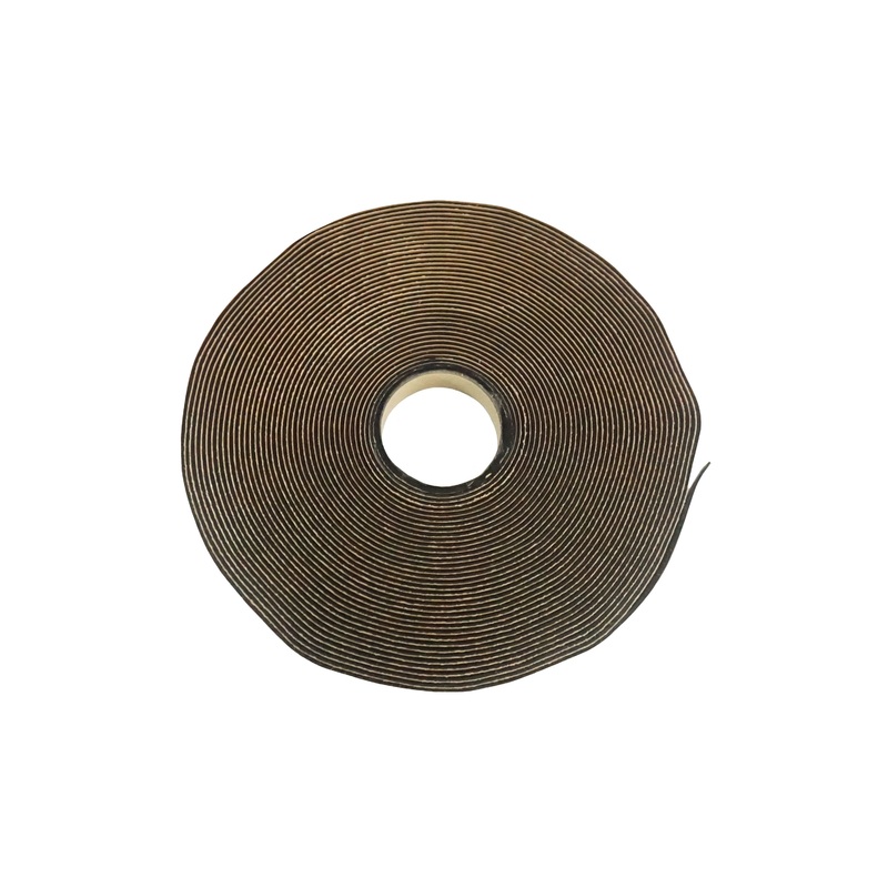 WRS 1/16 x 1/2 Double-Sided Butyl Glazing Tape – 25 Ft Roll, Black