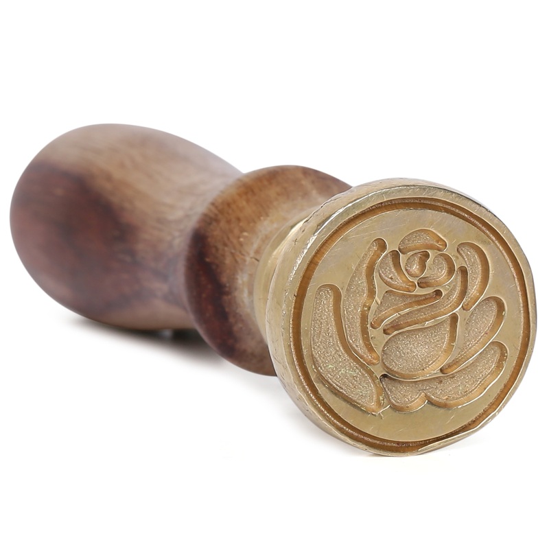 Sealing Wax Stamp Rose 1Pc Ib
