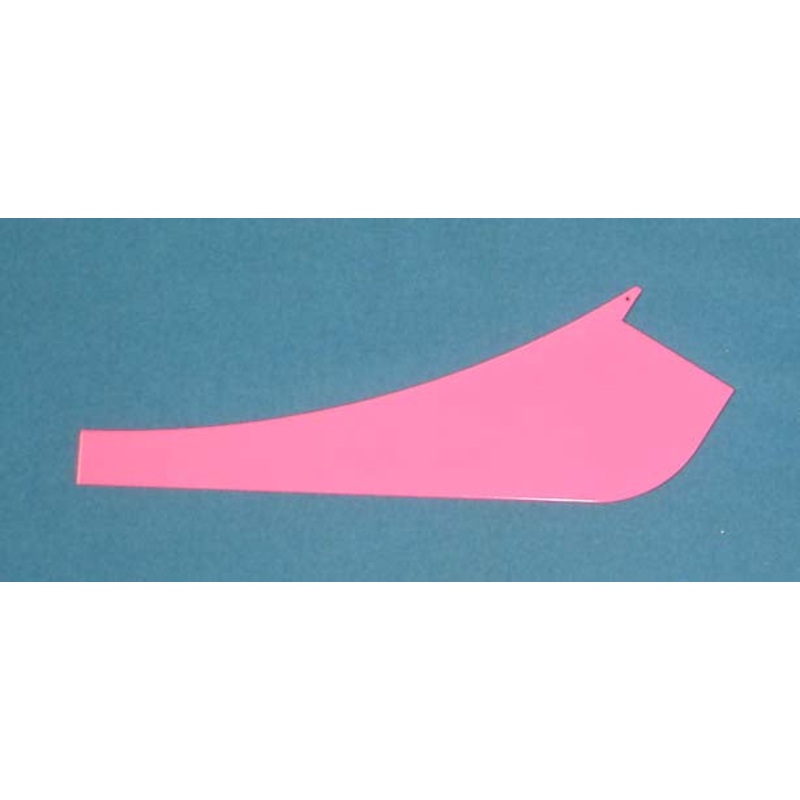 TOP PANEL OVERLAY (PINK/LEFT) WITH ADHESIVE BACK [CC1011-P102LX]