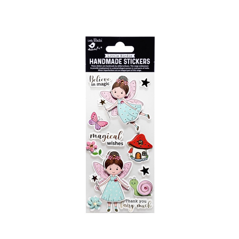 Handmade Stickers – Magical Wishes, 12pc, 1 Sheet