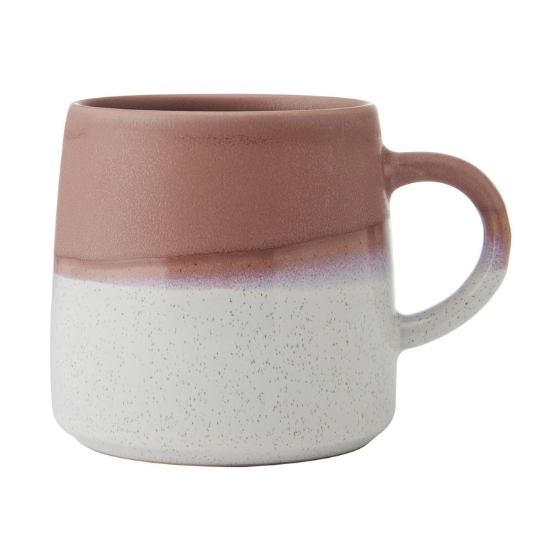 Mikasa Reactive Glaze Mug, Pink 390ml