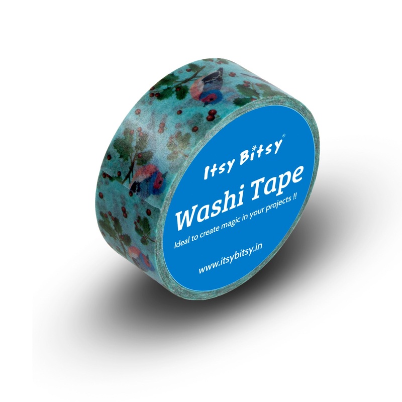 Washi Tape |Winter Robin | 15mmx10mtr | 1pc