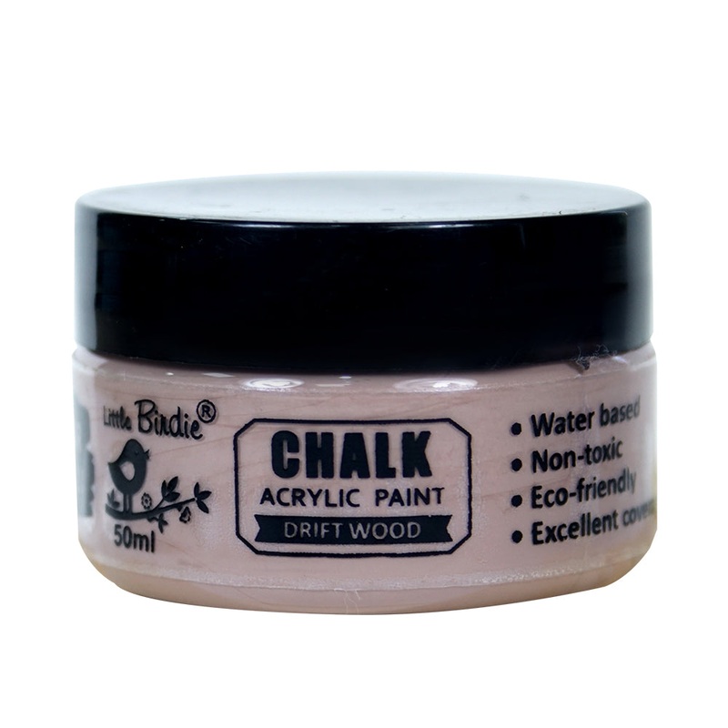 Home Decor Chalk Paint Drift Wood 50ml Bottle