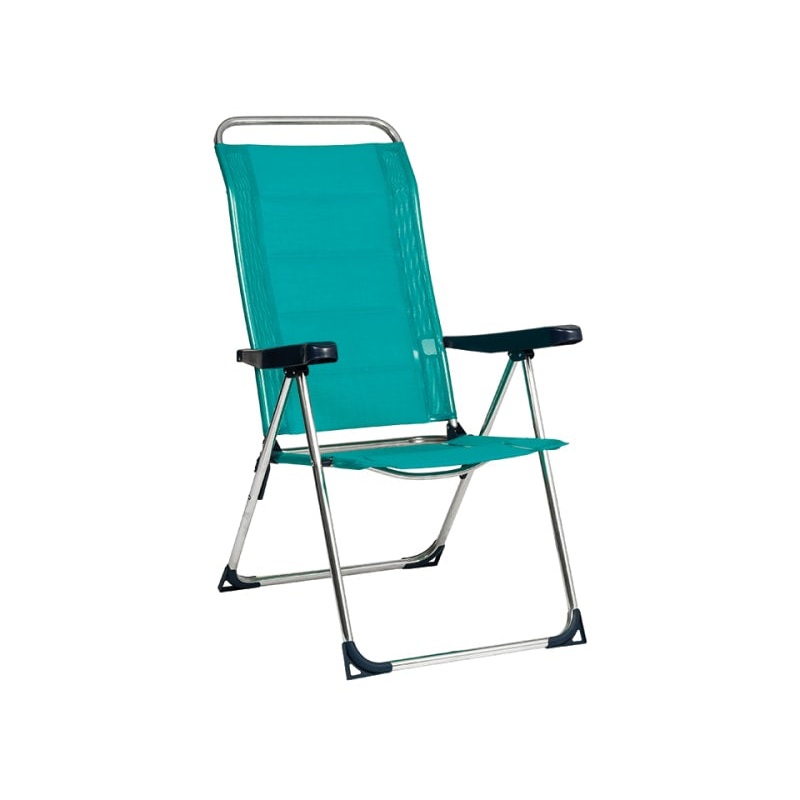 Textoline Armchair Aluminium Frame Aqua