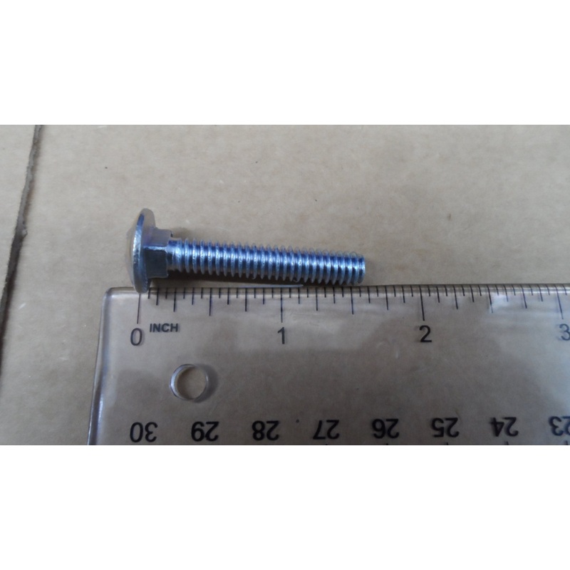 1/4-20 X 1-1/2 CARRIAGE BOLT ZINC [AA6087]