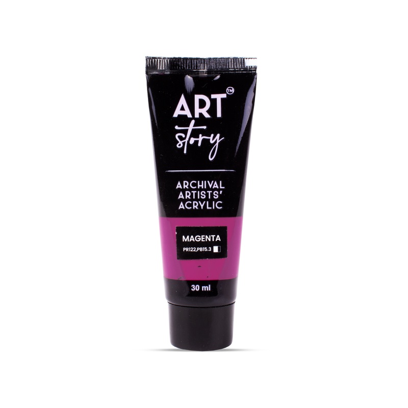 Artists Acrylic Colour Magenta 30ml Tube