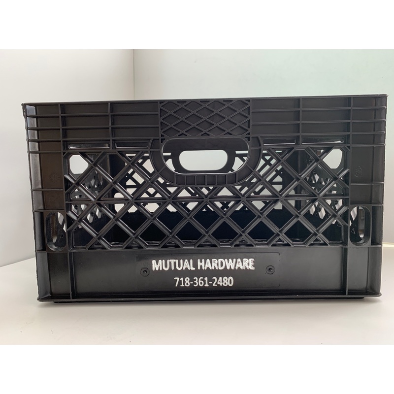 Full Milk Crate BLACK