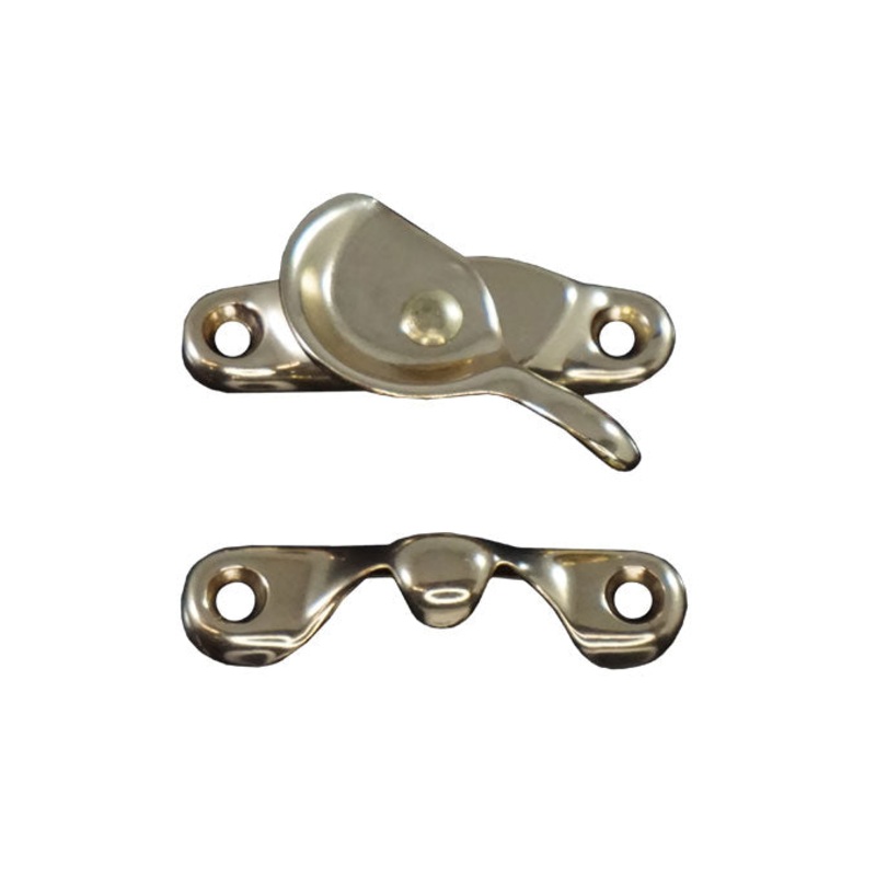 Sash Lock & Keeper – Brass