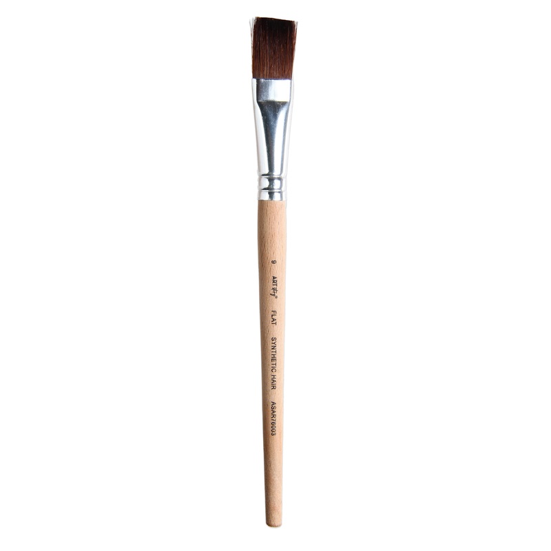 Watercolour Flat Brush Synthetic (9) 165mm