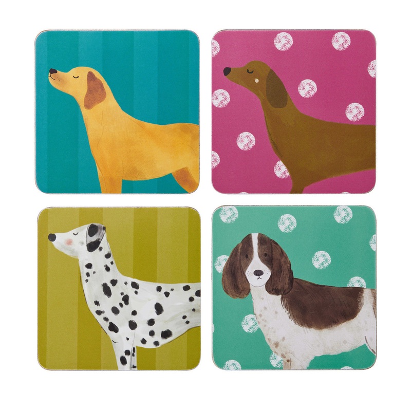 Creative Tops Coasters  Pack of 4, Dog