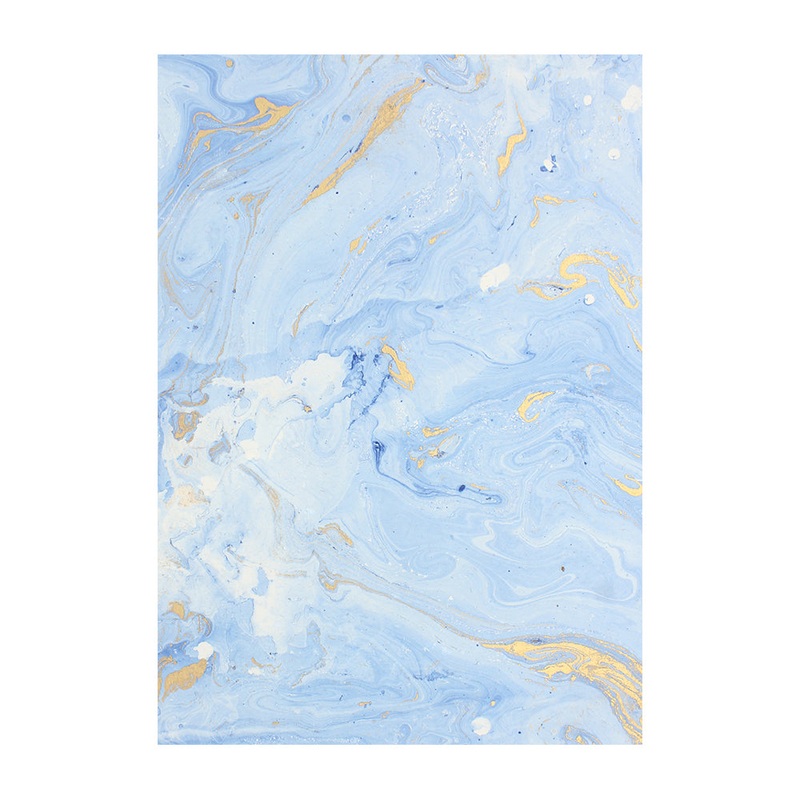 Marbled Paper Crystal Lake A4 1Sheet Lb