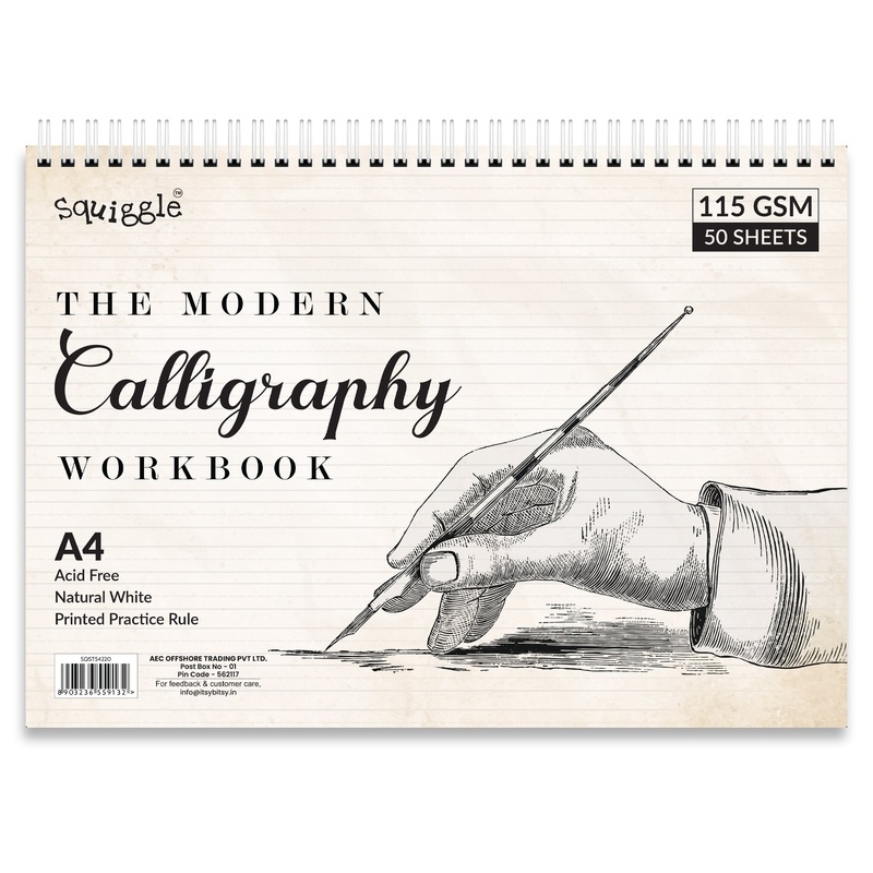 Calligraphy Work Book Wiro Binding A4 115Gsm 50Sheets 1Book Lb