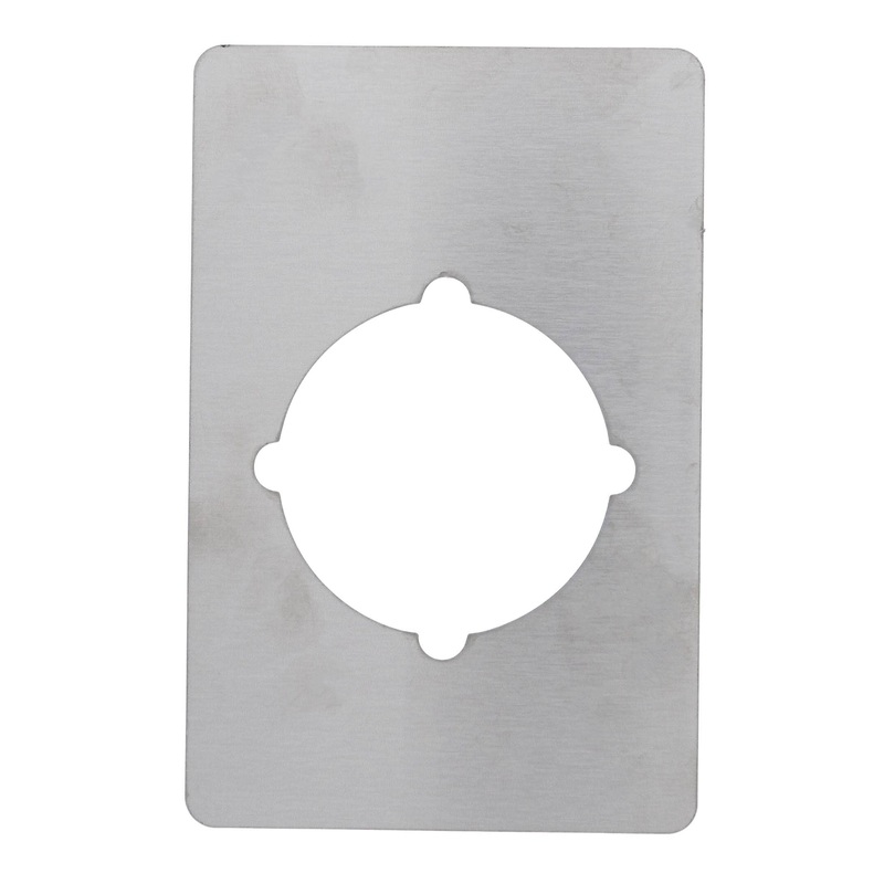 Carbine CTP-LS1, Trim plate, Suits Lockset 60/70 Reversible, Size 130MM X 85MM X 1.6MM, Stainless Steel