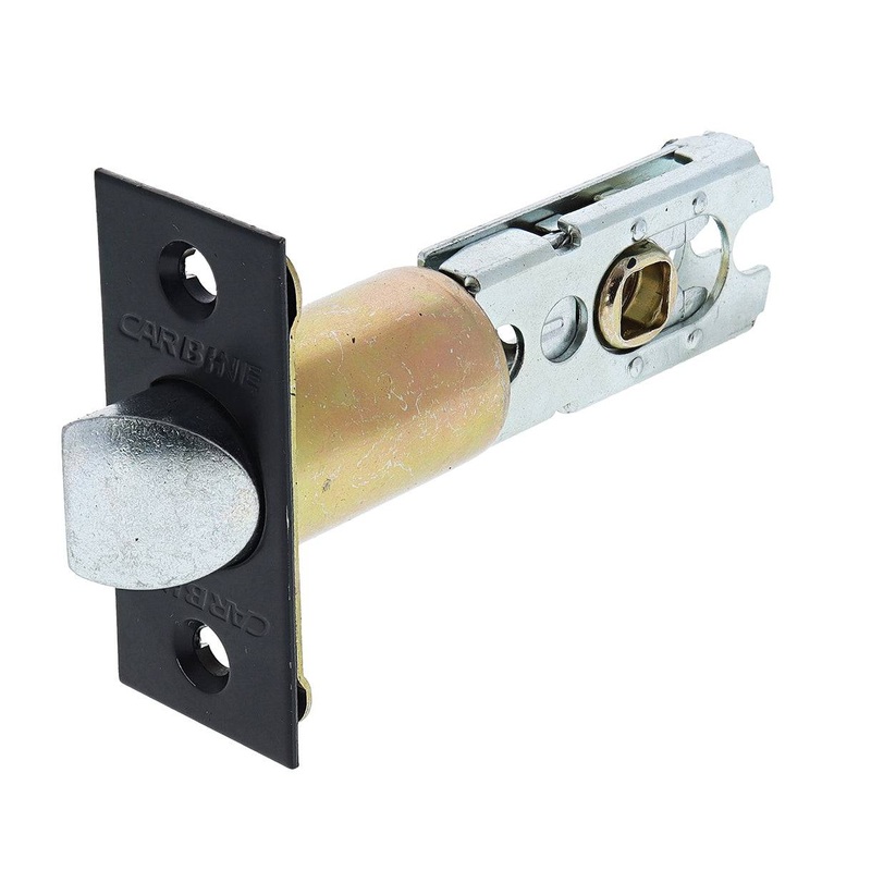 Carbine latch 60-70mm residential tiebolt matte black passage
