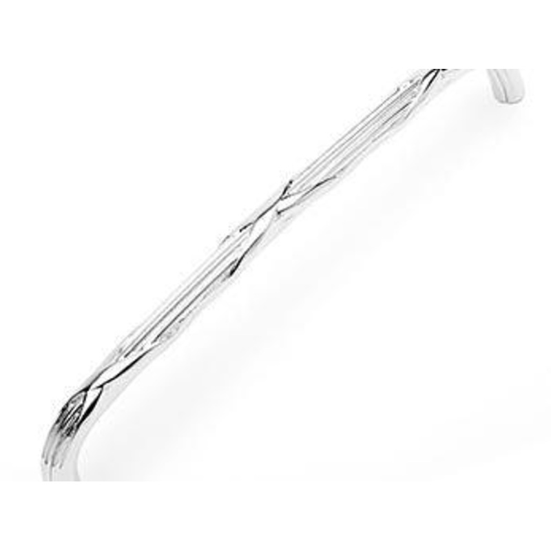 Lines and Crosses Pull 8 – Polished Nickel