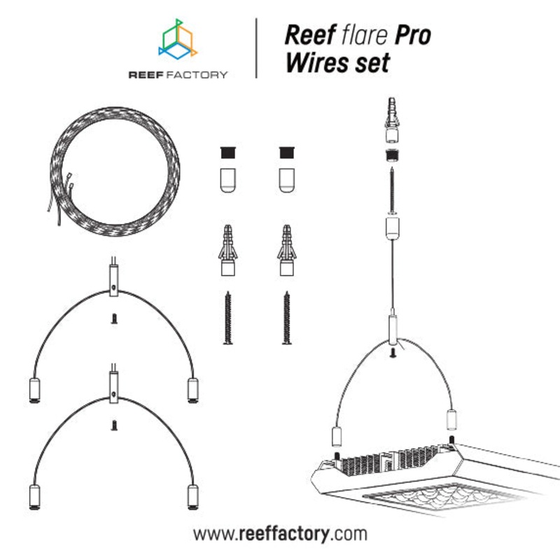 Reef Factory Reef Flare Pro Wires Set Seilaufhngung