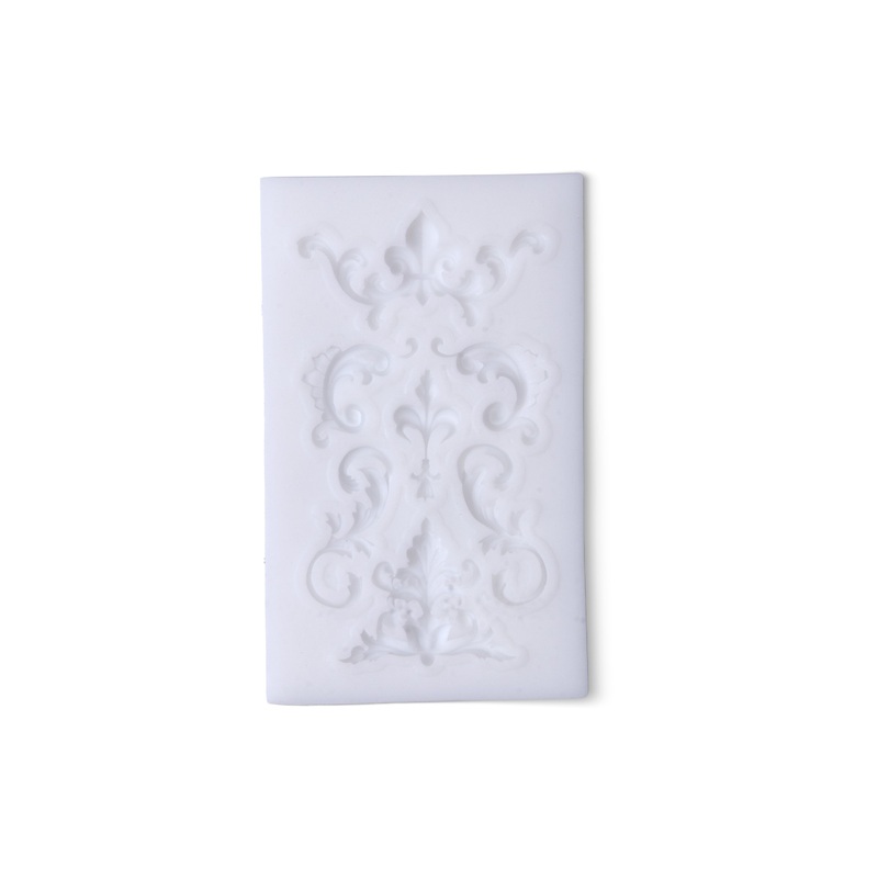 Silicone Mould Flourish Swirls 9.2 X 5.7 D-0.8cm 1pc