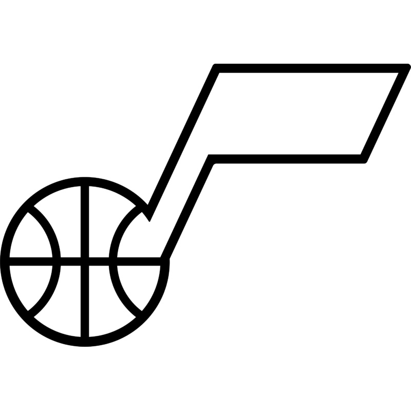 DECAL (REAR CAB SIDE) UTAH JAZZ [NB7207UTJ]