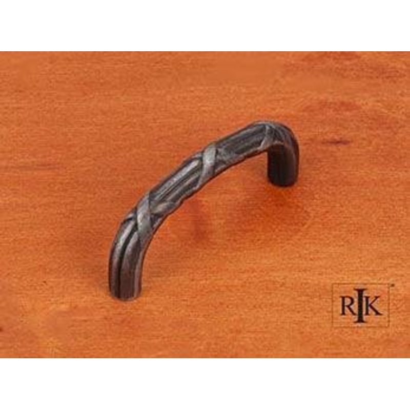 Lines and Crosses Pull 3 – Distressed Nickel