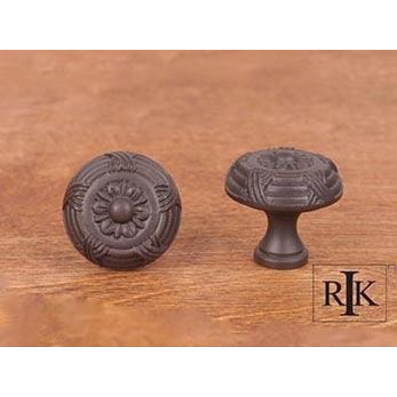 Small Crosses and Petals Knob 1 1/4 (32mm) – Oil Rubbed Bronze