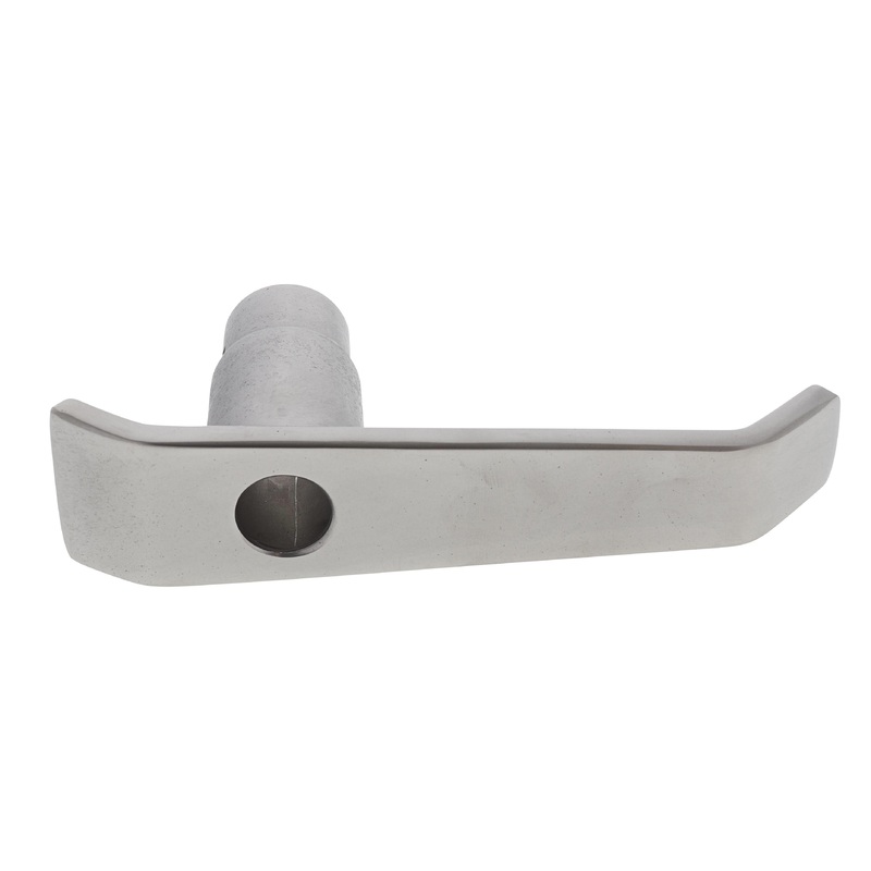 Carbine 3000 lever handle with hole satin chrome
