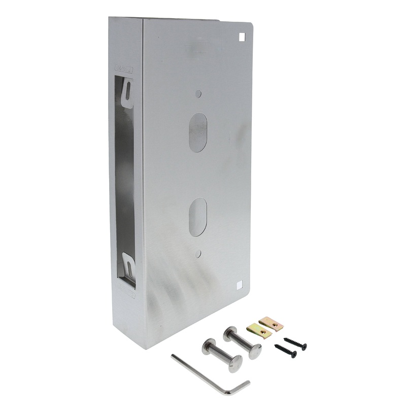 Carbine DS-ML1-45 Mortice lock Door Saver Plate, Suits 45MM Door, 60mm backset, 280MM X 130MM  X 0.7MM, Stainless Steel