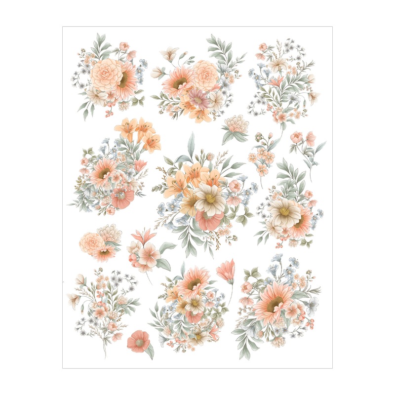Deco Transfer Sheet Daisy Delight 10Inch X 7.5Inch 1Pc Lb